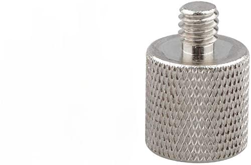 Image of SHOPEE Standard 3 /8 inch-16 Female to 1 /4 inch-20 Male Tripod Thread Reducer Screw Adapter (Silver) 1pcs