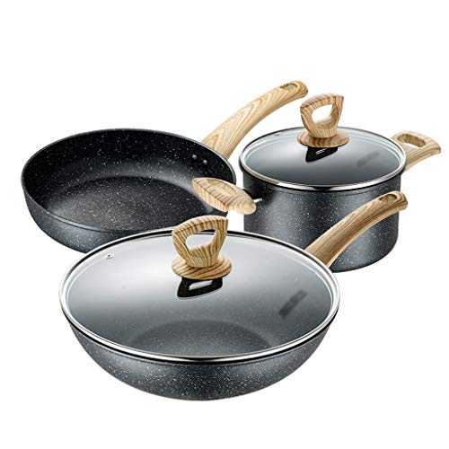 Pots et casseroles antiadhésifs avec poignée ergonomique