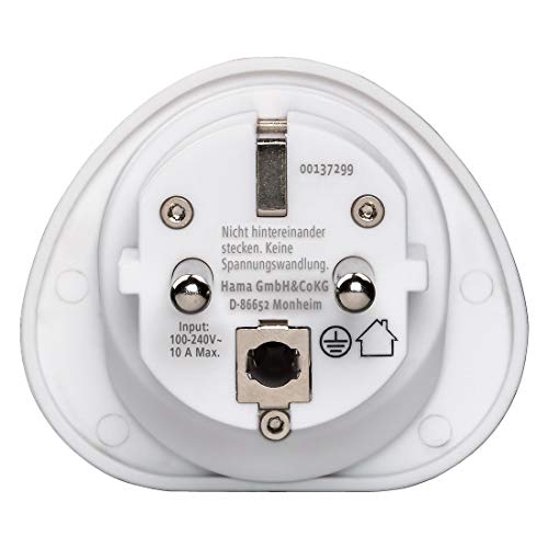 Hama Reisstekker (Voor Aansluiting Van Externe Apparaten, Bijv Vk, Vs, China, Italië, Zwitserland, Enz) Op Duitse… - Image 6