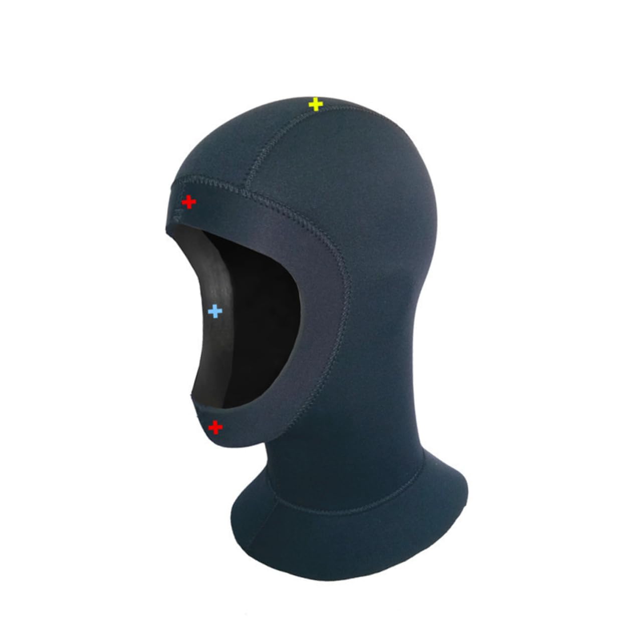 De Buceo Capucha De Neopreno De Tapa De Buceo para Surf y UV y Aislamiento Térmico Color Negro