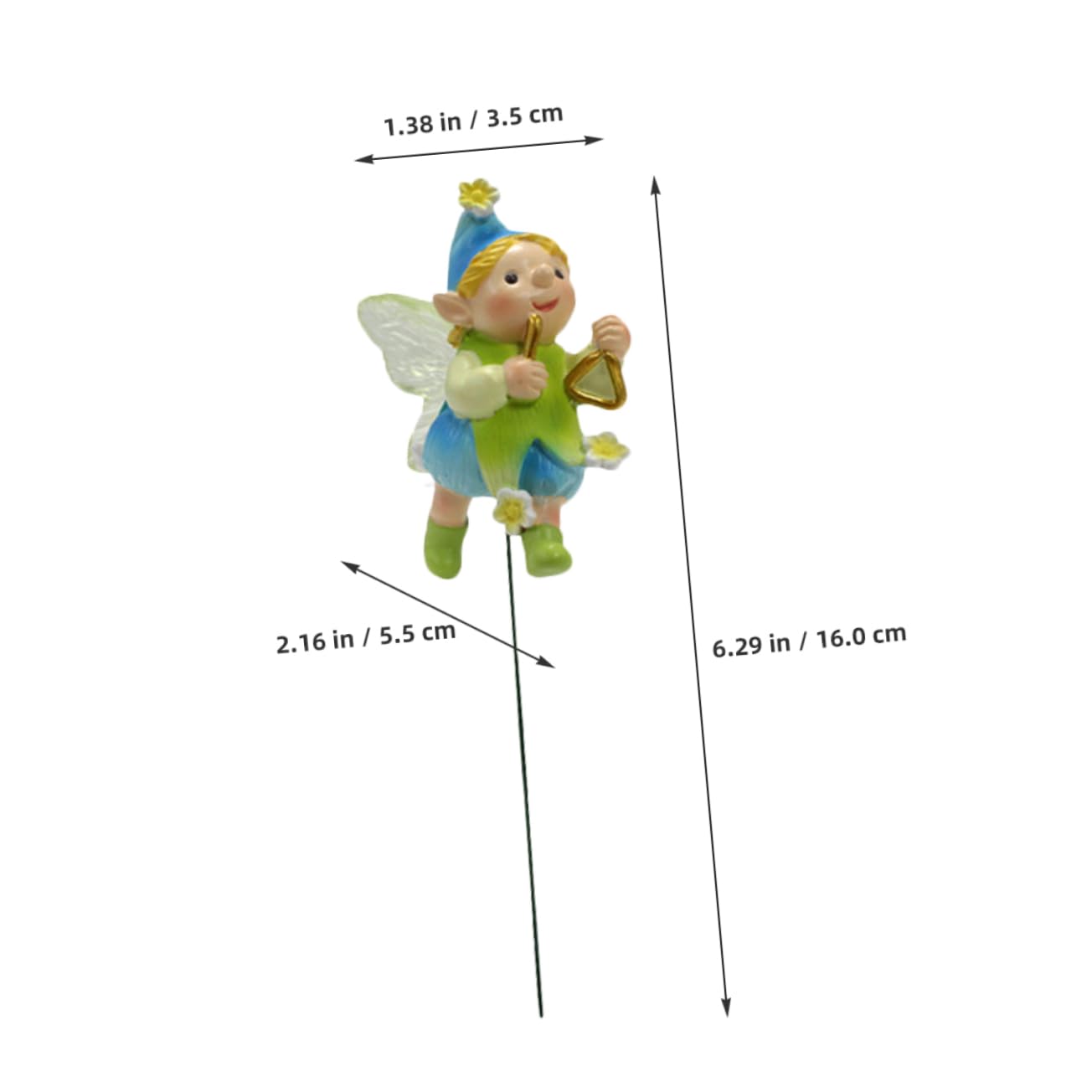 TOYANDONA 4 Sätze Teiliges Figuren Harz Für Bonsai Und Garten Dekoration Wetterfeste Gartenstecker Für Blumentöpfe Für Feengärten Und Feierlichkeiten 4 Stück * 4