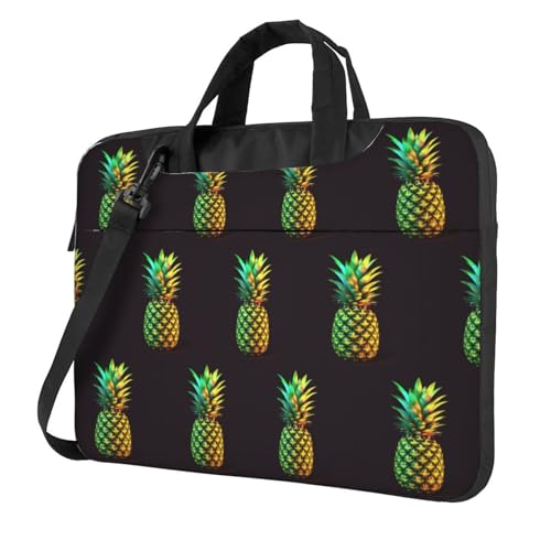 Sac à bandoulière pour ordinateur portable imprimé ananas
