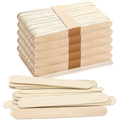 Wooden Spatulas for Crafts and Ice Cream Cover