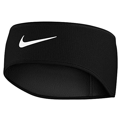 Nike Unisex Kinder Strick Stirnband, Schwarz/Schwarz/Weiß, Einheitsgröße