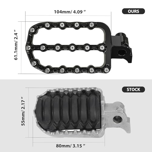 Support repose-pieds Ténéré 700 robuste en acier pour moto XTZ - 4