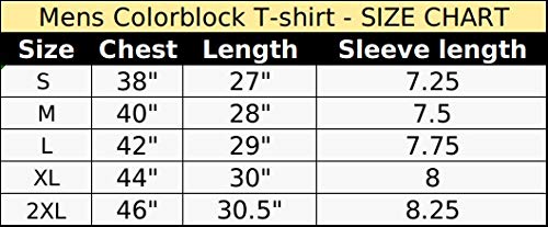 Image of WYC Men's Classic Fit T-Shirts /Cotton T-Shirts for Mens /Colorblock Tshirt /Half Sleeves T Shirt /Round Neck Tshirt for Mens & Boys-Combo