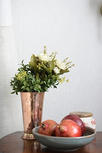 Image of P-TAL Copper Glass 600 ml Set of 2 with Ayurvedic Benefits of Copper Water