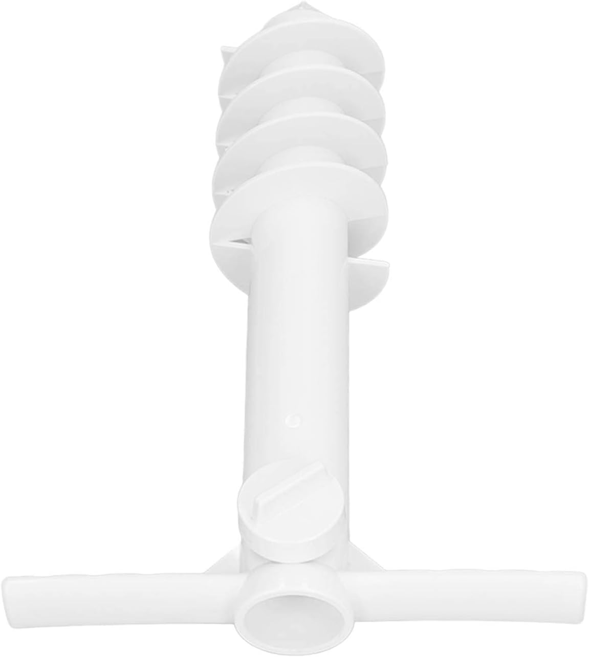 Portable Adjustable Stud Design Beach Umbrella Anchor Holder Stand, Sturdy ABS Material, 5 Spiral Screw Umbrella Holder for Beach for Sand Beach Lawn, Campground or Water Park