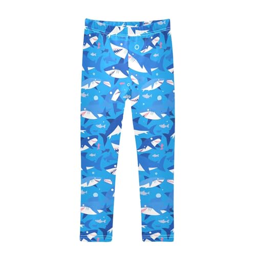 Shark Ocean Bluoddler Baby Girl Legging Stretchy Full Length Workout Pants Exercise