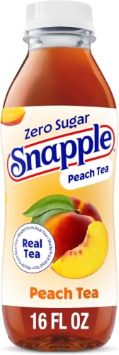 Snapple Diet Iced Tea, Peach, 16 fl oz (Pack of 6)