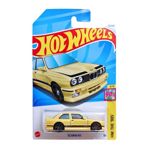 Image of Hot Wheels 1:64 92 BMW M3 HW The 90S 3 Years & Above (Yellow)