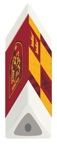 Maped - Gryffindor 4-teiliges Schreibwaren-Set – 1 transparentes Lineal 15 cm + 1 Anspitzer, 1 Loch + 1 Radiergummi + 1 Bleistift HB – Offizielles Lizenzprodukt von Harry Potter