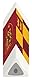 Maped - Gryffindor 4-teiliges Schreibwaren-Set – 1 transparentes Lineal 15 cm + 1 Anspitzer, 1 Loch + 1 Radiergummi + 1 Bleistift HB – Offizielles Lizenzprodukt von Harry Potter