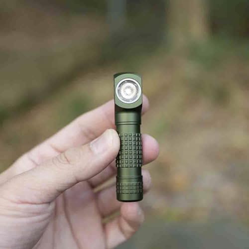 manker e02 iii 400 lumens aaa10440 flashlight pocket edc keychain angle flashlight with magnetic tail amp clip 4000k high cri r9080 led green-no headband