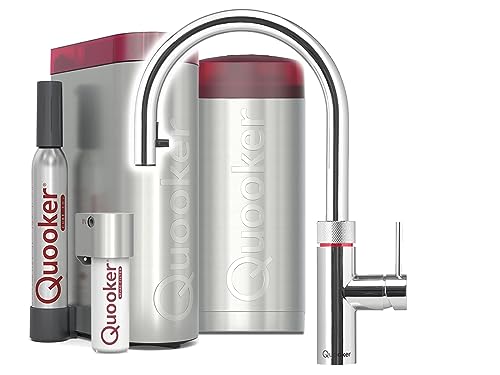 Quooker COMBI+ & CUBE | Flex CHR (verchromt glänzend) inkl. Cube-Filter