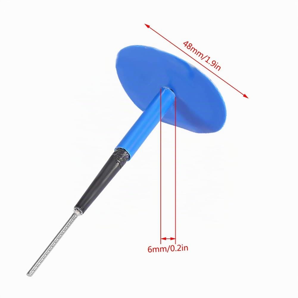 24 Pezzi di Riparazione Universale per Foratura di Pneumatici Senza Camera D'aria, Tappo a Fungo, Gomma per Auto e Moto (48 * 6 mm)