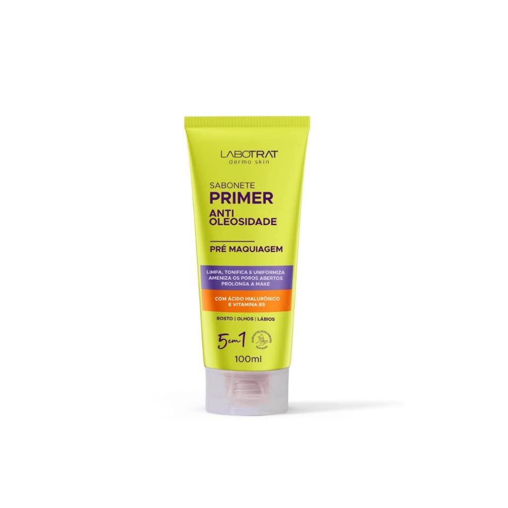 Labotrat Sabonete Primer Labotrat Anti Oleosidade Pré Maquiagem 5 Em 1 Com Ácido Hialurônico E Vitamina B5 100Ml