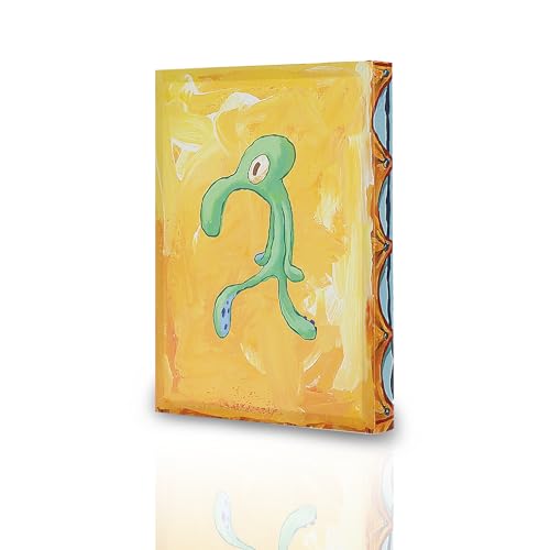 POP Creations SpongeBob SquarePants Bold And Brash Canvas Art - 17.5x14 Stretched Canvas - Ready-to-Hang Premium Quality Canvas Wall Art for Living Room