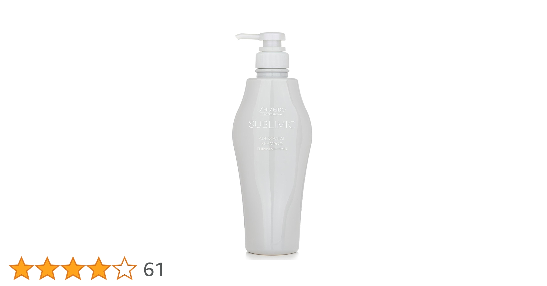 Amazon.co.jp: Shiseido Pro Sublimic Adenovital Shampoo 16.9 fl oz