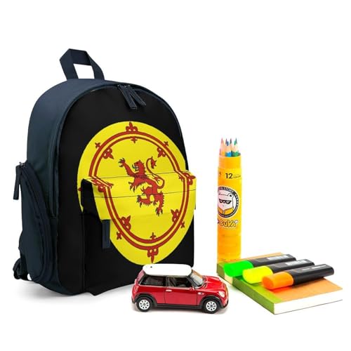 Lion Rampant Circlet Cute Backpack Small Daily Daypack Travel Shoulder Bag with Adjustable Strap Graphic Print3