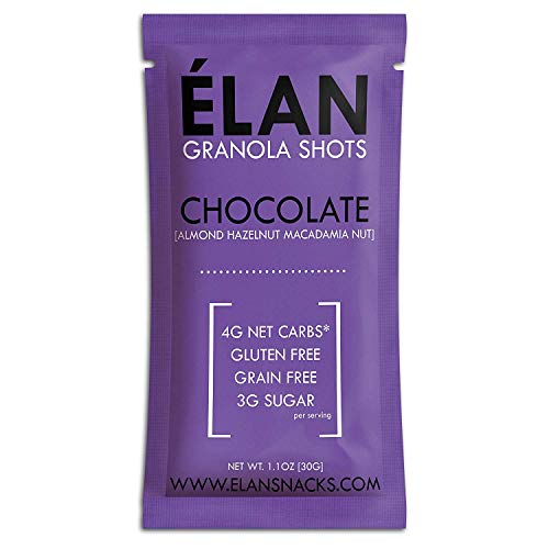 Granola Bakery - Keto Chocolate Paleo Granola Cereal, 4g Net Carb, 10 Packets - Healthy Low Carb Fat Bomb Snack, Gluten Free, Grain Free, Organic Natural Ingredients