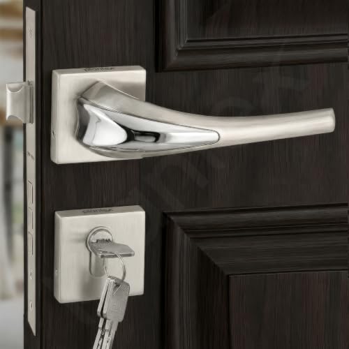 Image of Plantex Triple Security Door Lock for Home /Main Door Lock Set with 3 Years of Warranty by Plantex /Mortise Lock for Door with Brass Lock Body & Cylinder(7026, Combi)