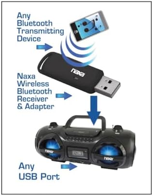 Naxa Electronics NAB-4003 Wireless Audio Adapter with Bluetooth® for USB Connectors image 4