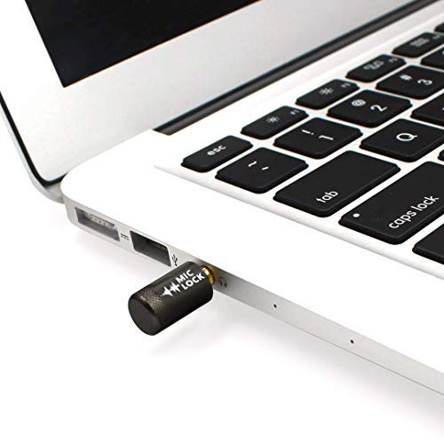 Mic-Lock Microphone Blocker – Audio Input Blocking Device (3.5mm) for Laptops, Smartphones, Tablets, and Desktop Computers - Data Security, Privacy Protection (2 Pack, Metallic)