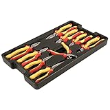 Wiha 32999 Insulated Industrial Pliers & Cutters Set, 9 Piece