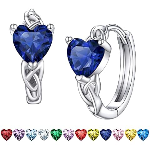Bestyle Celtic Knot Silver Hoops Earrings Cover