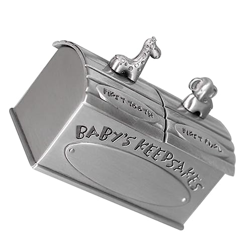 BESTonZON Unique Baby Teeth and Fetal Hair Keepsake Box Stylish Storage Case for Baby's First Tooth