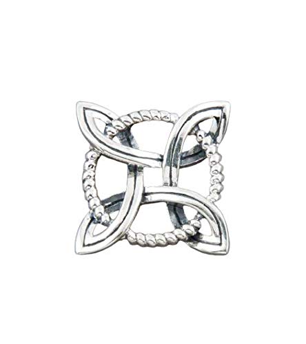 FOURSEVEN Jewellery Good Luck Celtic Knot Silver Pendant, Fits in Necklace for Men and Women (Gifts for Him/Her) Valentines Day Gifts