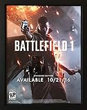 Battlefield 1 Framed Print Ad/Poster Official PS4 Xbox One Video Game Room Art