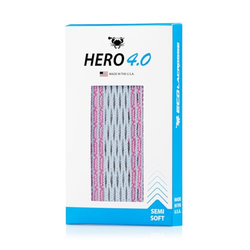 ECD Lacrosse Hero 4.0 Mesh (Pink Storm Striker Semi-Soft)