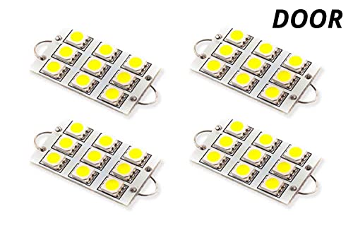 Lámpara LED para puertas Dodge Charger 2015-2019, 44mm Blanco frío miniatura 3