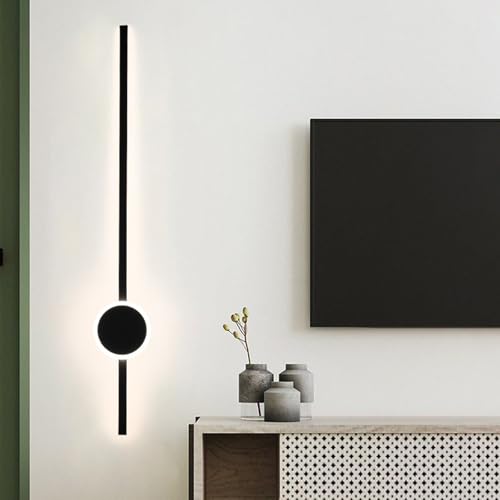 Apliques de pared interior LED modernos de 60cm en aluminio oro con luz blanca para salon 7