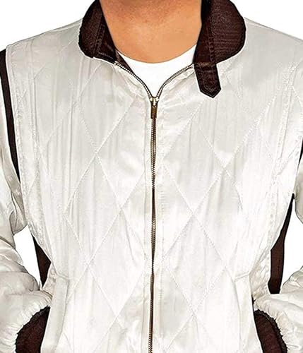 Mens Scorpion Logo Ryan Gosling Drive Satin Bomber Jacket - Quilted Embroidered Lightweight loose fit Party Jacket3