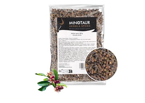 Minotaur Spices | Clavo de olor entero, clavo de olor | 2 x 250 g (500 g)