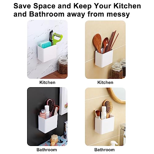 Boîte de rangement murale plastique pour optimiser l'espace sans percer vos murs - 6