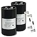 (2) Pack, 43-52 uF x 330 VAC - BMI/USA Start Capacitor # 092A043B330BD4A with Bleed Resistor