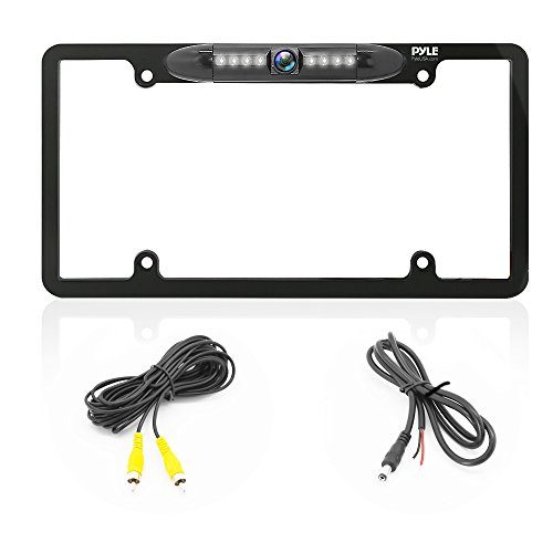 License Plate Frame Backup Camera - Built-in Distance Scale Lines Backup Parking Reverse