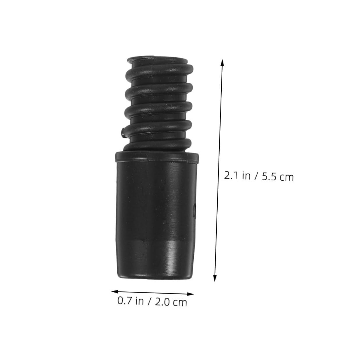 NULYLU 4pcs Threaded Tip Replacement for Broom Handle Repair Kit for Broom Pole Threaded End Adapter for Cleaning Pole