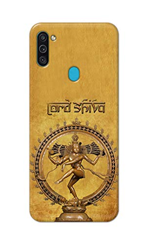 Image of PRINTFIDAA Lord Shiva As Nataraj Printed Designer Hard Case for Samsung Galaxy M11 / Samsung A11, SM-M115F / DSN Back Cover -(e) RPM1004