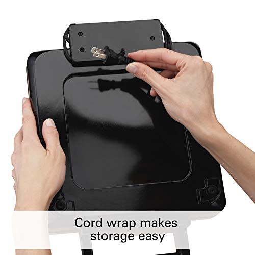 Proctor Silex 4-Slice Non-Stick Belgian Waffle Maker With Indicator Lights, Compact Design, Black (26051) #TOP5