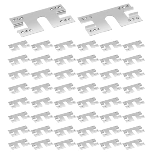 CENPEK 50 paneles solares fotovoltaicos de 28 x 50 mm, placas de tierra para sistemas fotovoltaicos, caravanas y barcos.