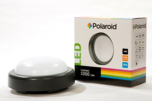 Preisvergleich Produktbild Polaroid LED Deckenleuchte, 14W, 1000Lm, 2700K, warmweiß, IP44, Deckenlampe, Deckenstrahler, Bulkhead Light