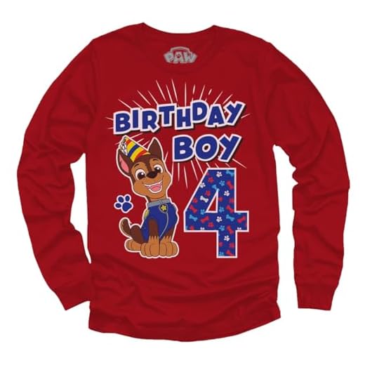 Paw Patrol Four Birthday Shirt Paw Patrol 4 Year Birthday Shirt Boy