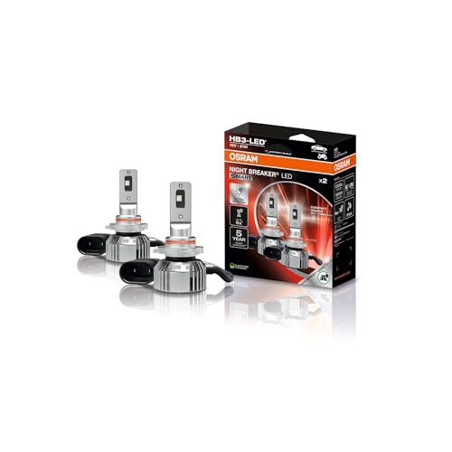 OSRAM NIGHT BREAKER LED SMART HB3; 6000K, fari abbaglianti e anabbaglianti a LED con omologazione stradale; 12V