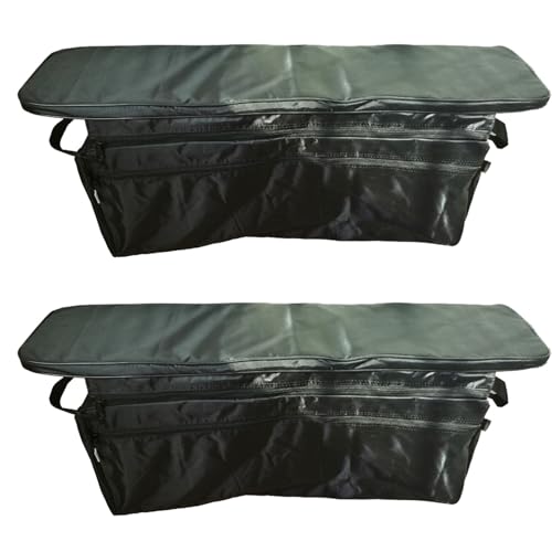 Under seat Storage Bag with Padded Cushion, Multifunctional Accessory for Canoe, Dinghy and Inflatable Fishing Boat(2 Piece)