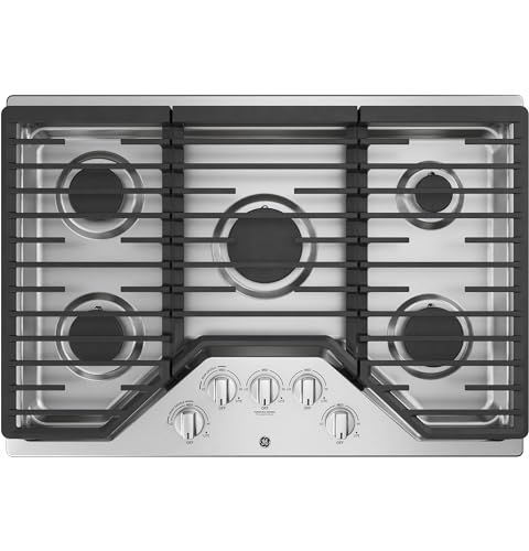 30 Inch Gas Cooktop with Power Boil, Simmer Burner, Continuous Grates, 5 Sealed Burners and ADA Compliant